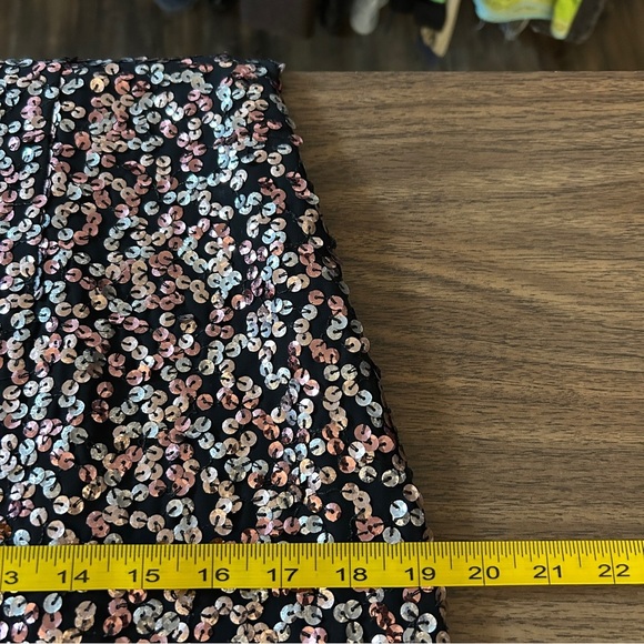 Vince Camuto Sparkling Black and Pink Mini Dress - Picture 14 of 15